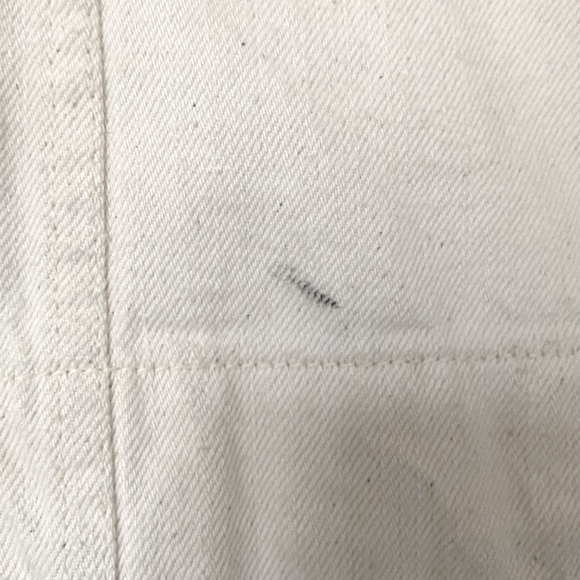 BANANA REPUBLIC cream denim jacket - Picture 4 of 4